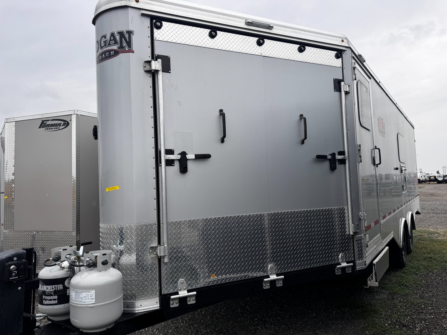 New 2024 Logan Coach 29' HSPWR PRO Snowmobile Trailer