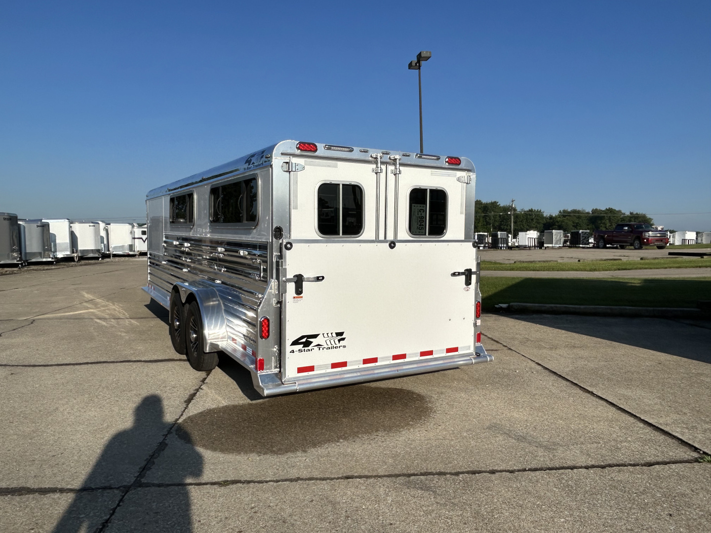 New 2026 4-Star Trailers Show Stock 8 Pen Stock Trailer