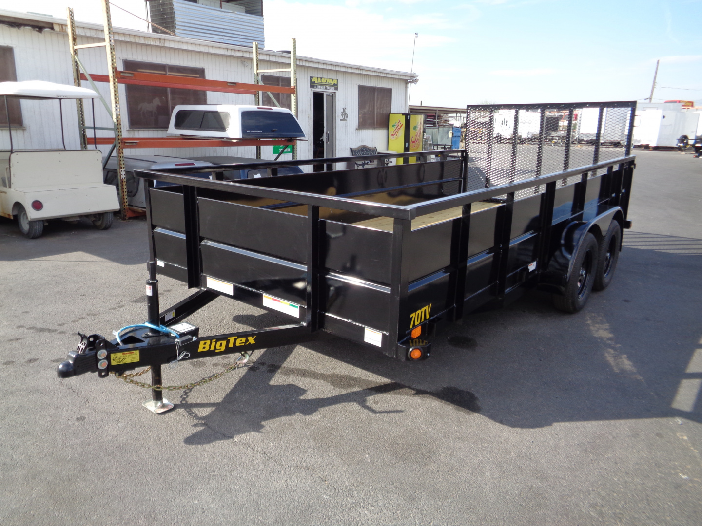 New 2026 Big Tex Trailers * 70TV-16 * 16Ft Tandem Axle Landscape Trailer w/ Ramp Gate