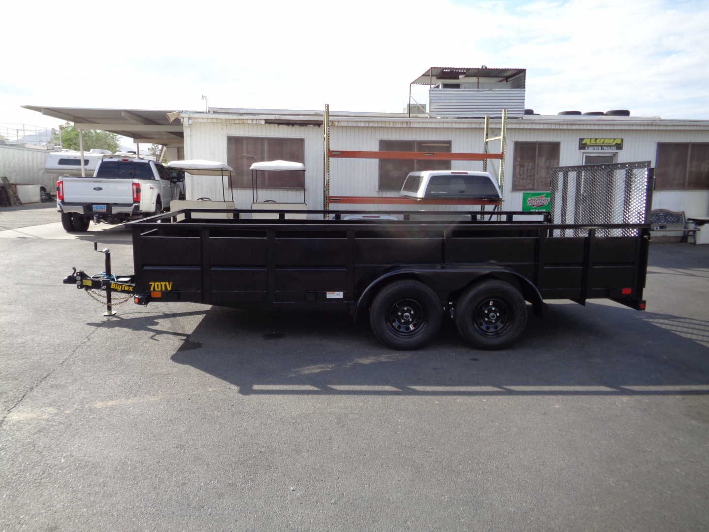 New 2026 Big Tex Trailers * 70TV-16 * 16Ft Tandem Axle Landscape Trailer w/ Ramp Gate
