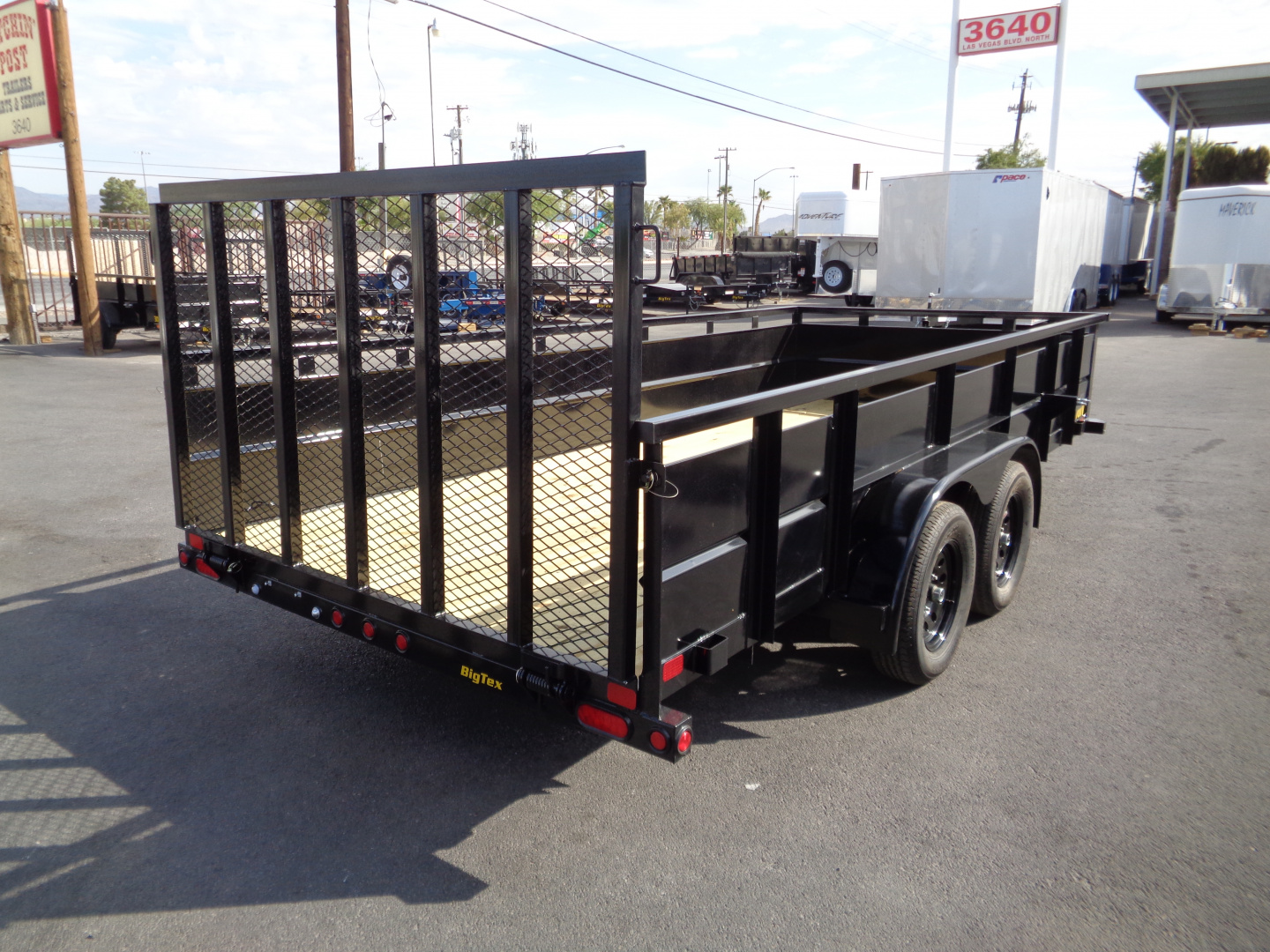 New 2026 Big Tex Trailers * 70TV-16 * 16Ft Tandem Axle Landscape Trailer w/ Ramp Gate