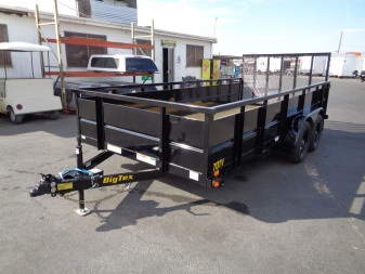 New 2026 Big Tex Trailers * 70TV-16 * 16Ft Tandem Axle Landscape Trailer w/ Ramp Gate