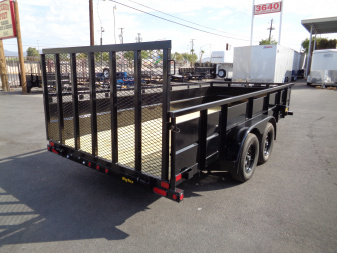 New 2026 Big Tex Trailers * 70TV-16 * 16Ft Tandem Axle Landscape Trailer w/ Ramp Gate