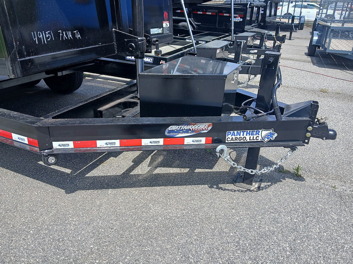 New 2025 Panther Cargo 7X16TA 16k TELE DUMP 4FT SIDES Dump Trailer