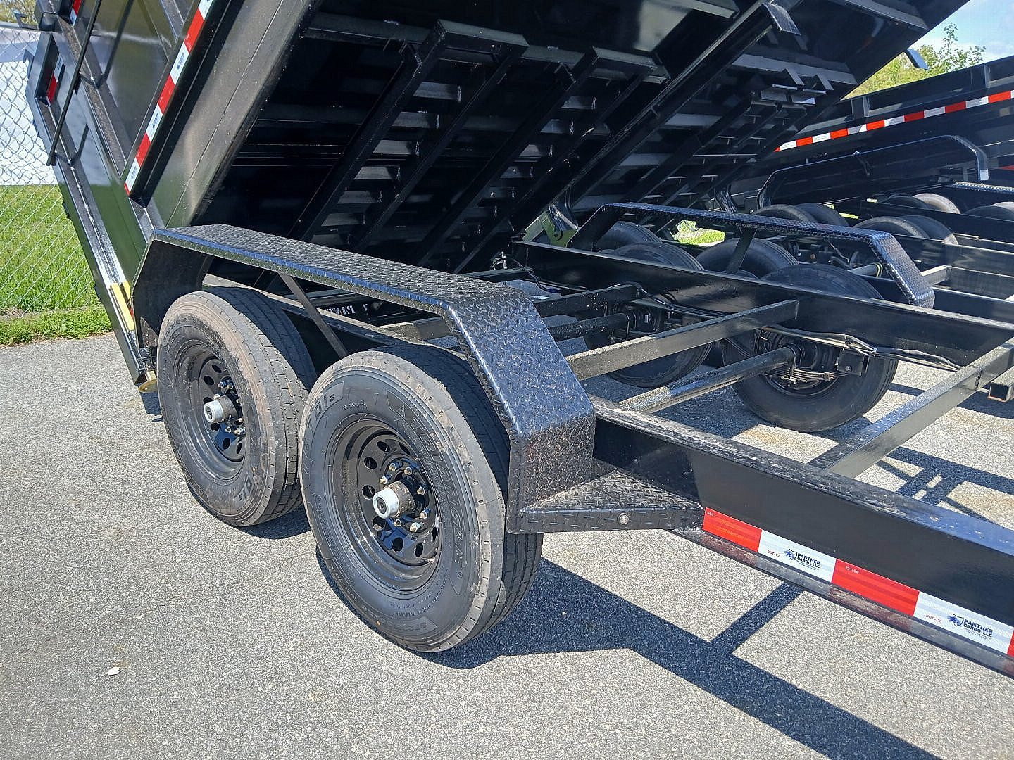 New 2025 Panther Cargo 7X16TA 16k TELE DUMP 4FT SIDES Dump Trailer