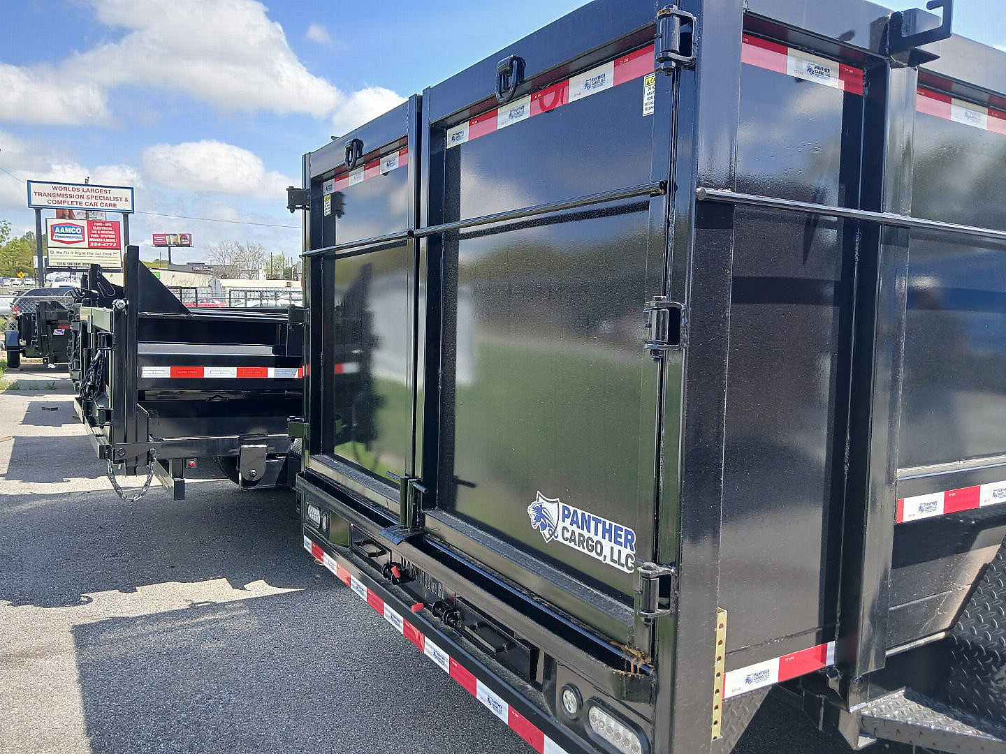 New 2025 Panther Cargo 7X16TA 16k TELE DUMP 4FT SIDES Dump Trailer