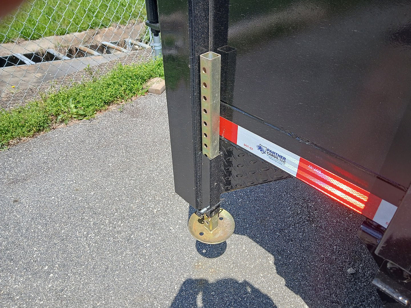 New 2025 Panther Cargo 7X16TA 16k TELE DUMP 4FT SIDES Dump Trailer