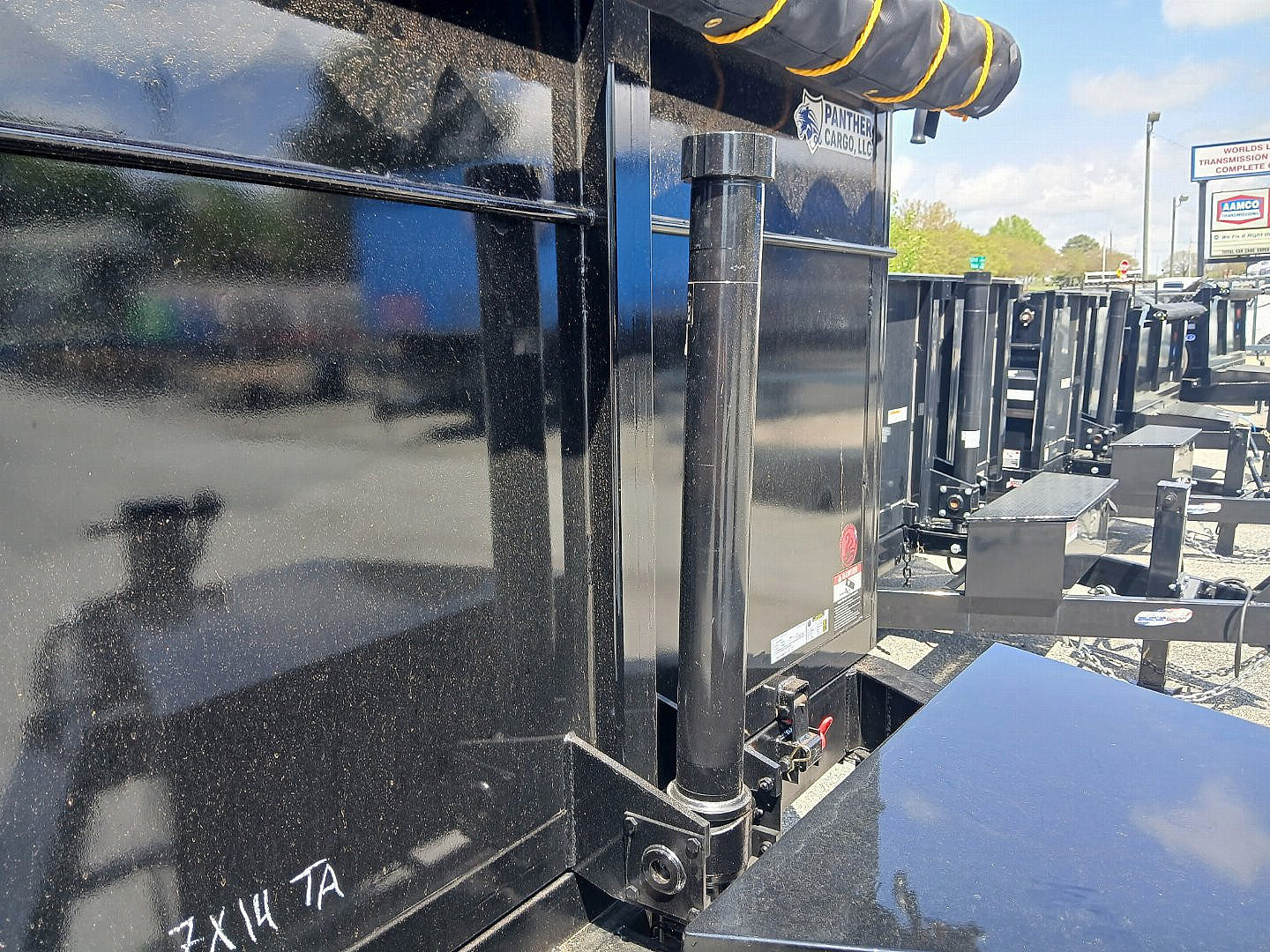 New 2025 Panther Cargo 7X16TA 16k TELE DUMP 4FT SIDES Dump Trailer