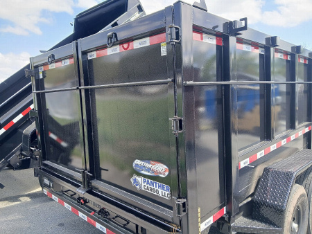 New 2025 Panther Cargo 7X16TA 16k TELE DUMP 4FT SIDES Dump Trailer