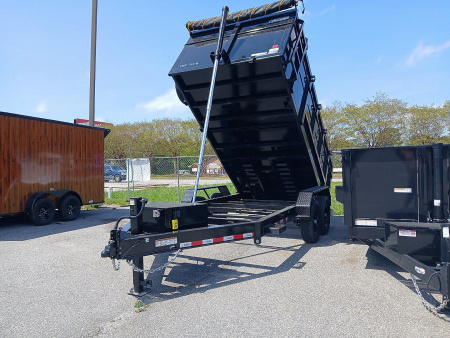 New 2025 Panther Cargo 7X16TA 16k TELE DUMP 4FT SIDES Dump Trailer