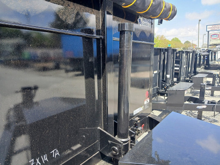 New 2025 Panther Cargo 7X16TA 16k TELE DUMP 4FT SIDES Dump Trailer