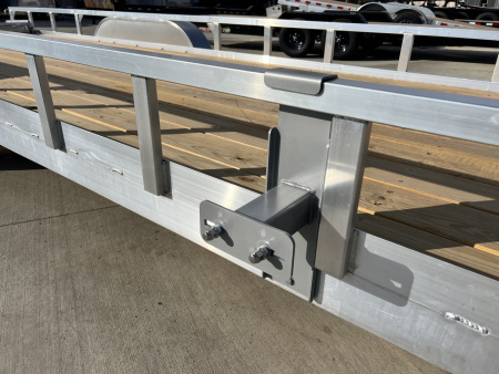 New NEW 2026 H&H 24' Aluminum 2-3500lb axles=7K Railside Utility Aluminum Wheels