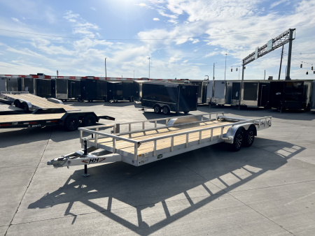 New NEW 2026 H&H 24' Aluminum 2-3500lb axles=7K Railside Utility Aluminum Wheels