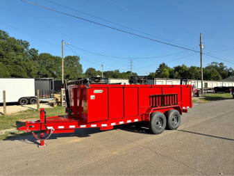 New 2025 Oak Ridge 7x16x3 14k Dump Trailer