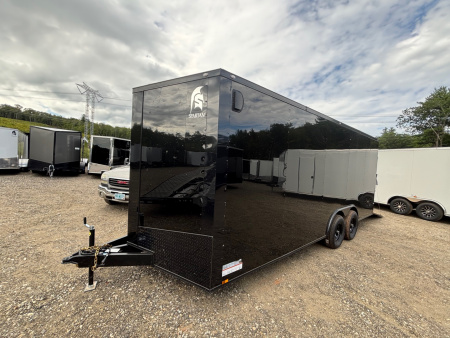 New 2025 SPARTAN 8.5X20+ 2ft V nose/ 7' Int Height/Blackout Package/ Polycore- 9990GVW