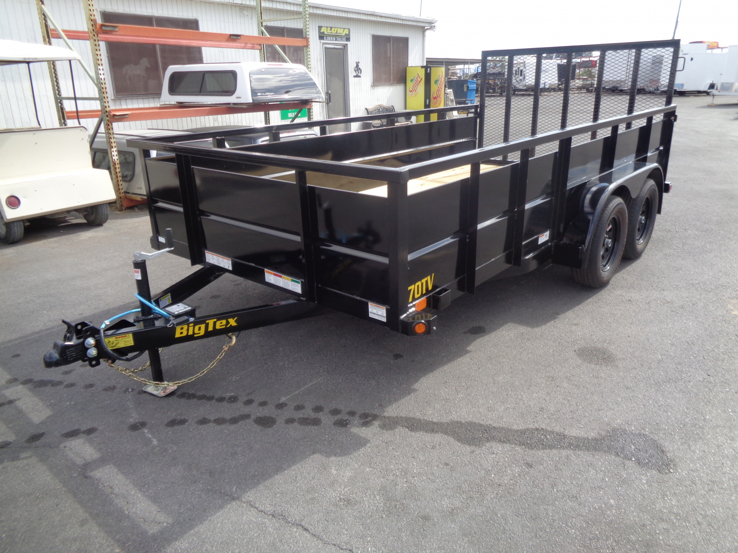 New 2026 Big Tex Trailers * 70TV-14 * 14Ft Tandem Axle Landscape Trailer w/ Ramp Gate