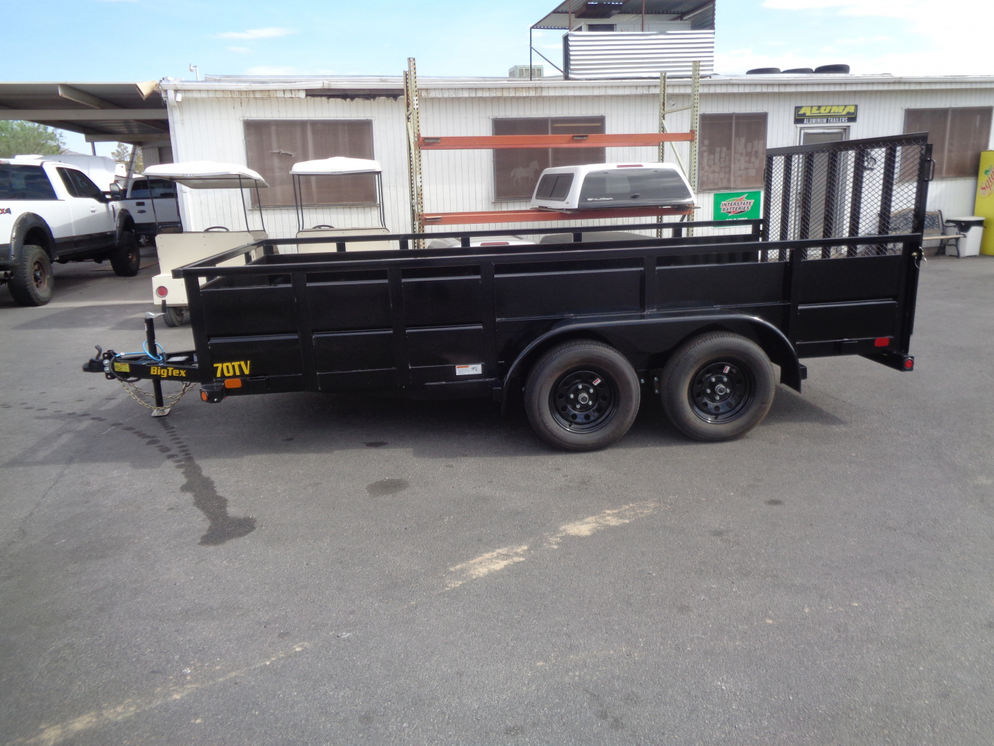 New 2026 Big Tex Trailers * 70TV-14 * 14Ft Tandem Axle Landscape Trailer w/ Ramp Gate