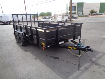New 2026 Big Tex Trailers * 70TV-14 * 14Ft Tandem Axle Landscape Trailer w/ Ramp Gate