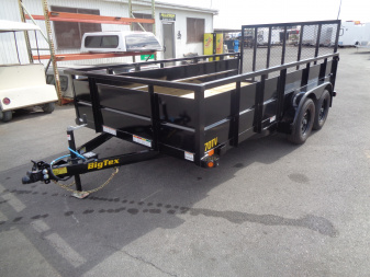 New 2026 Big Tex Trailers * 70TV-14 * 14Ft Tandem Axle Landscape Trailer w/ Ramp Gate
