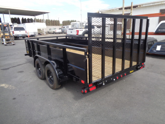 New 2026 Big Tex Trailers * 70TV-14 * 14Ft Tandem Axle Landscape Trailer w/ Ramp Gate