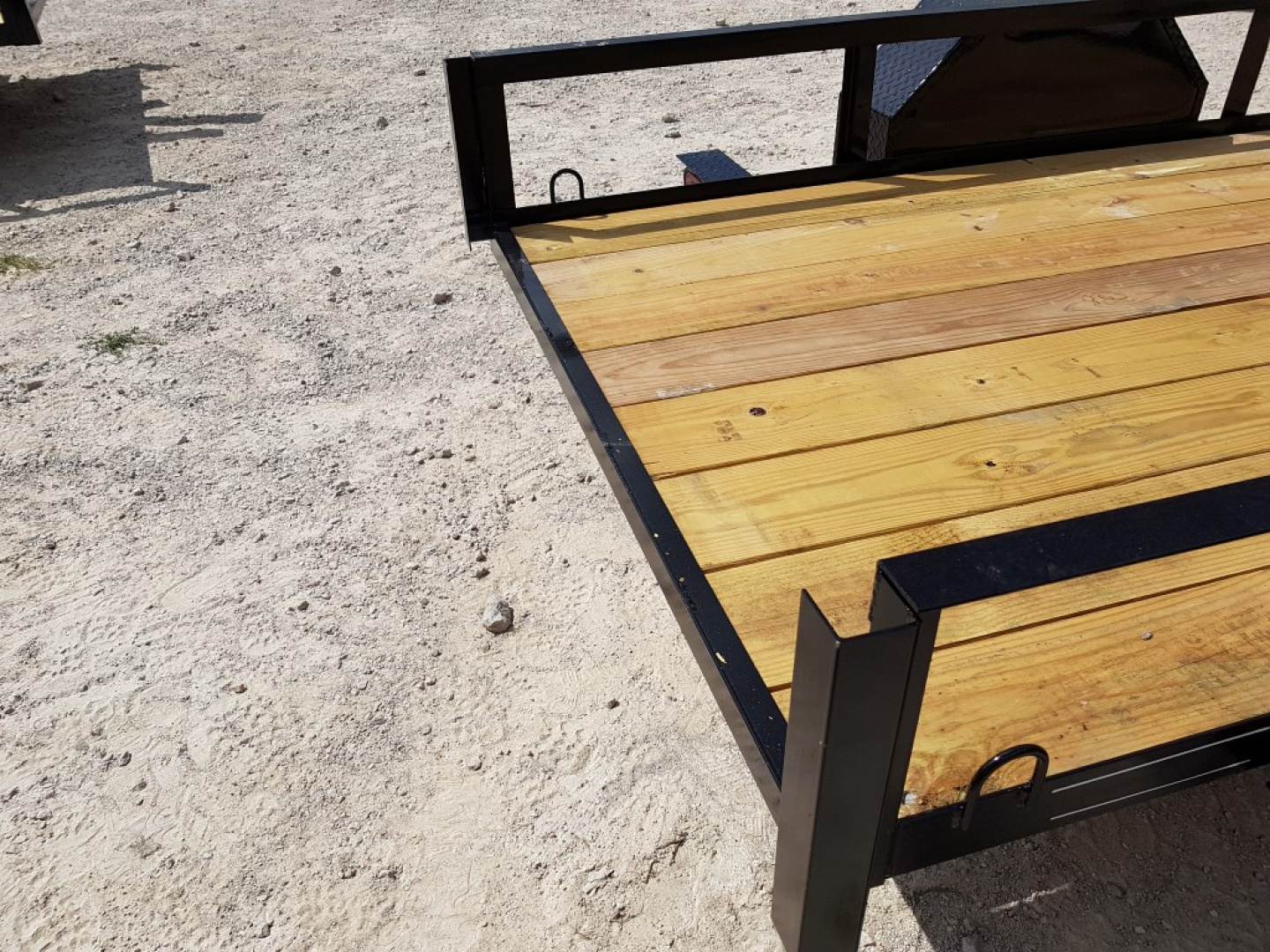 New 2025 MEB 5x8 Angle Iron Tilt Bed Trailer