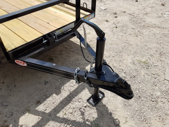 New 2025 MEB 5x8 Angle Iron Tilt Bed Trailer