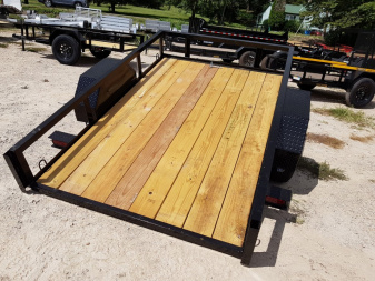 New 2025 MEB 5x8 Angle Iron Tilt Bed Trailer