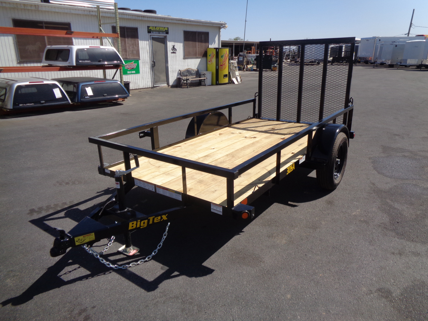 New 2026 Big Tex Trailers * 30SA-10 * 10Ft Single Axle Utility Trailer w/ Ramp Gate