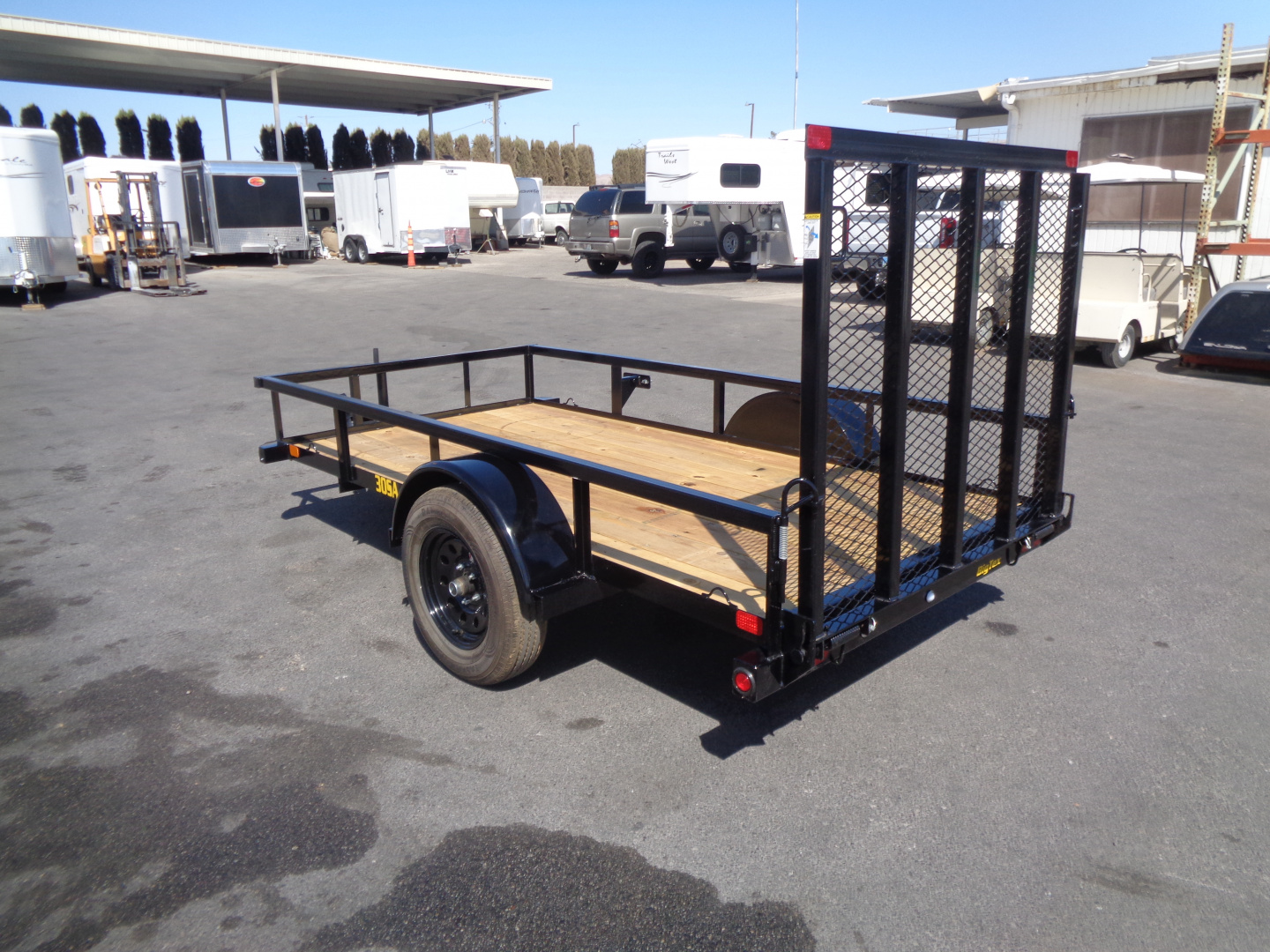 New 2026 Big Tex Trailers * 30SA-10 * 10Ft Single Axle Utility Trailer w/ Ramp Gate