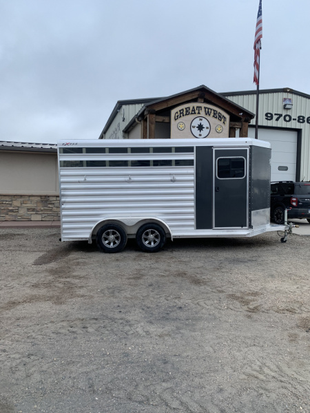 Used 2022 Exiss Trailers Bumper Pull 3 Horse Trailer