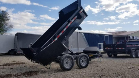 New 2025 Sure-Trac 6x10 Single Ram Low Pro Dump Trailer 7K