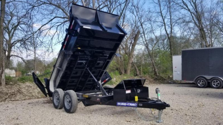 New 2026 Sure-Trac 6x10 Single Ram Low Pro Dump Trailer