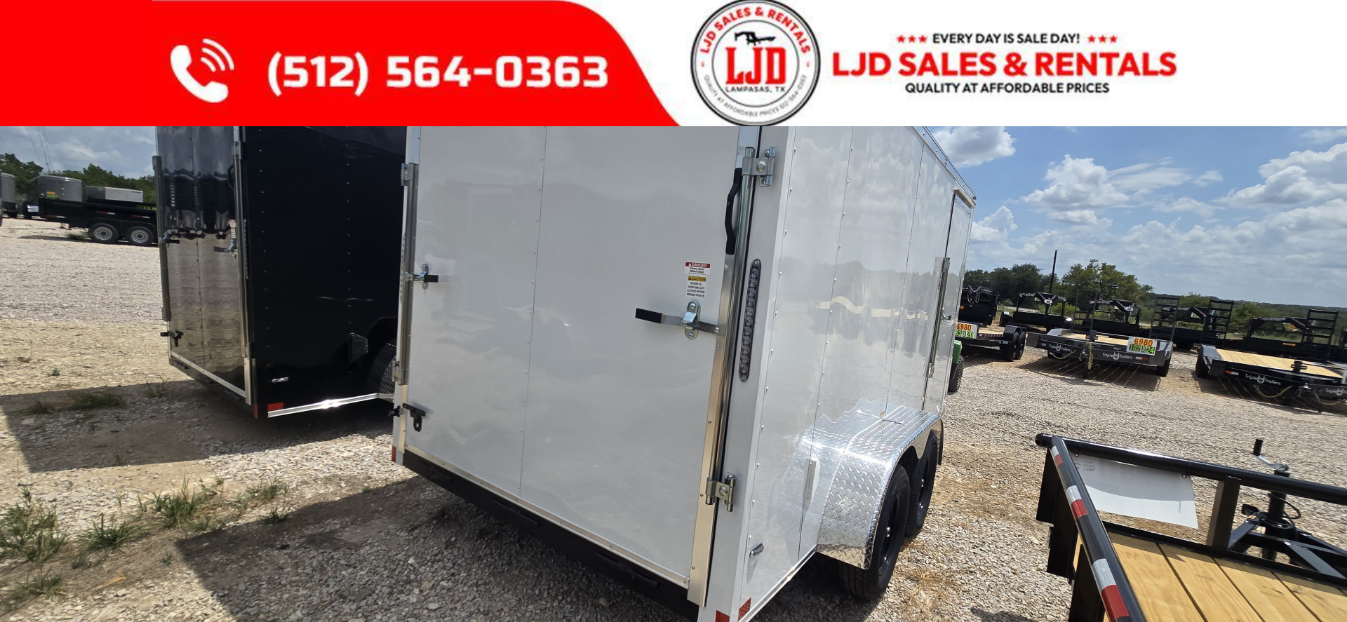 New 2025 Stallion - 7' X 14' X 6'6" - Cargo Trailer