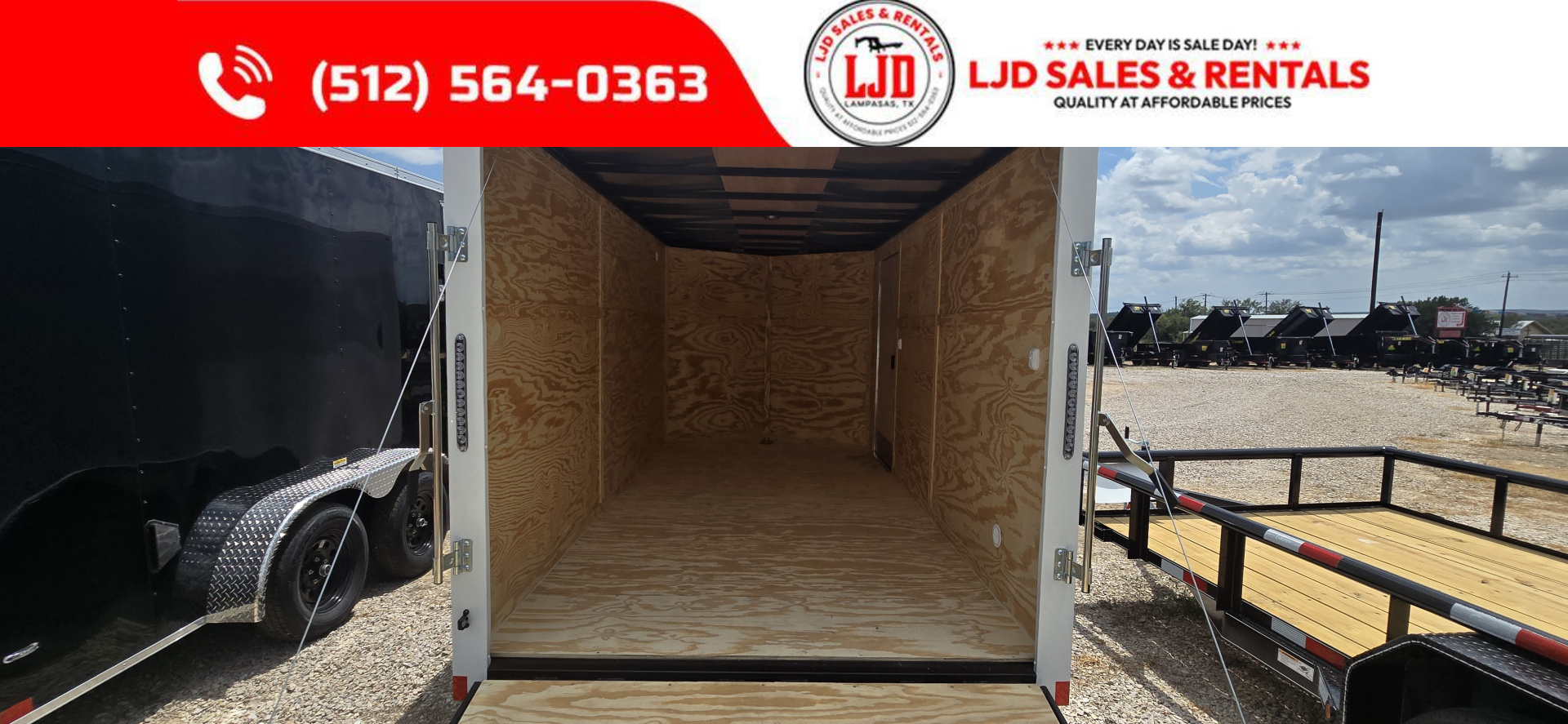 New 2025 Stallion - 7' X 14' X 6'6" - Cargo Trailer