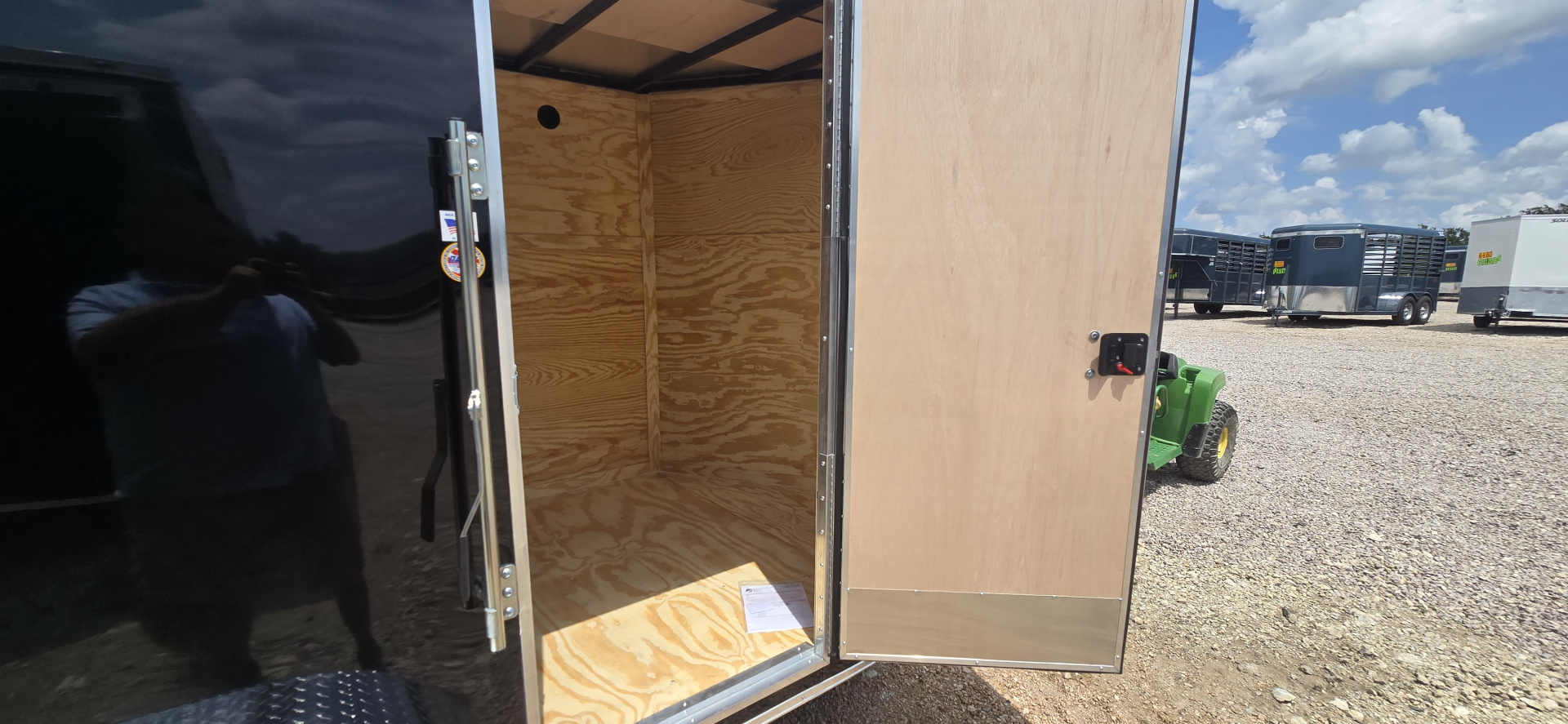 New 2025 Stallion 6'x12' Enclosed/Cargo Trailer