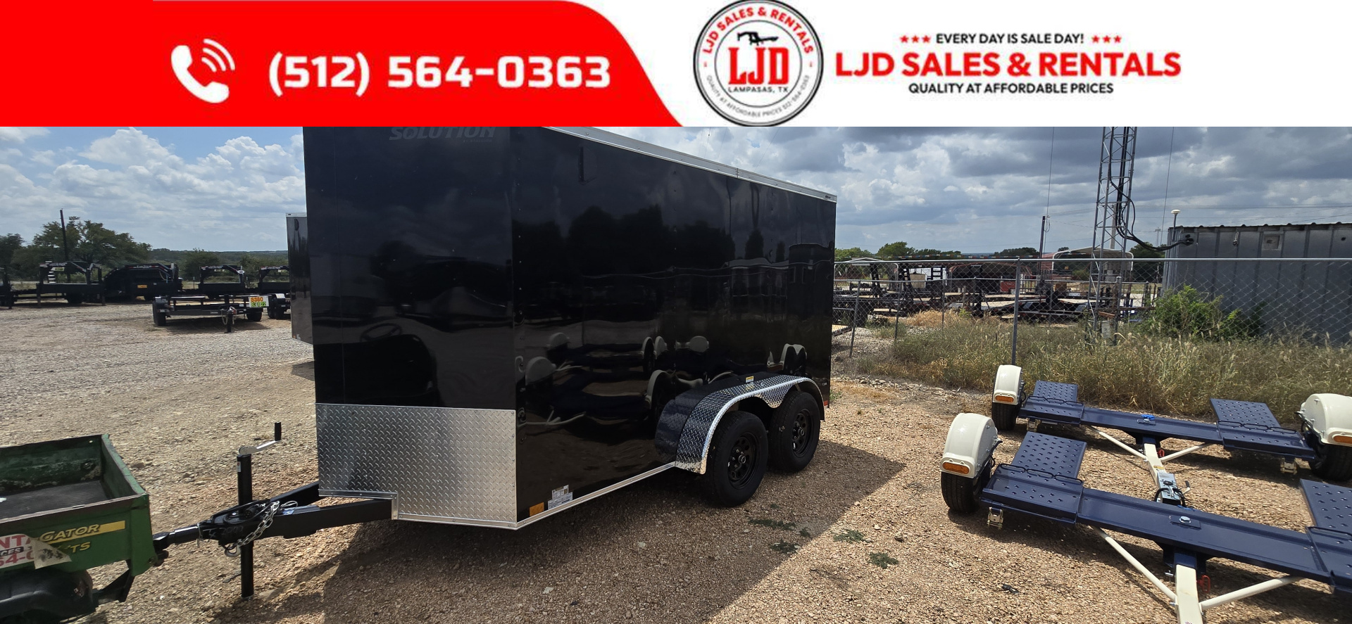 New 2025 Stallion - 6'x12' Enclosed/Cargo Trailer
