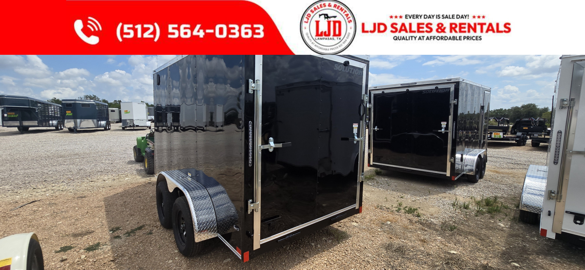 New 2025 Stallion - 6'x12' Enclosed/Cargo Trailer