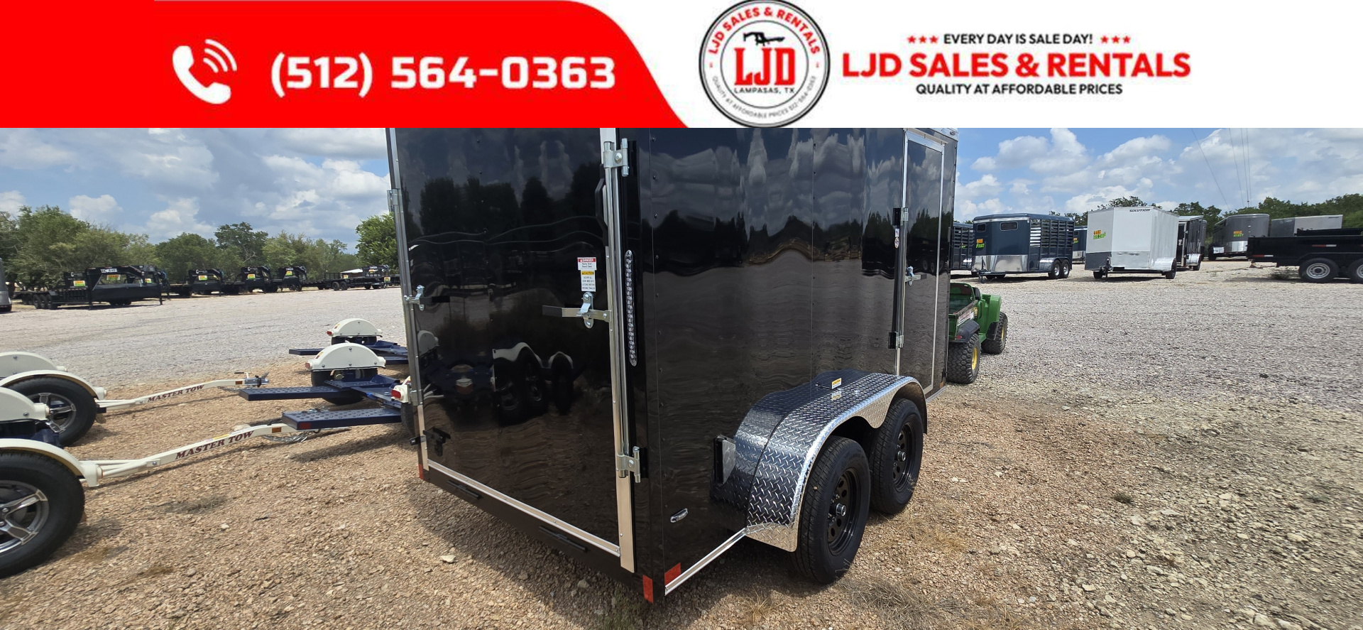New 2025 Stallion - 6'x12' Enclosed/Cargo Trailer