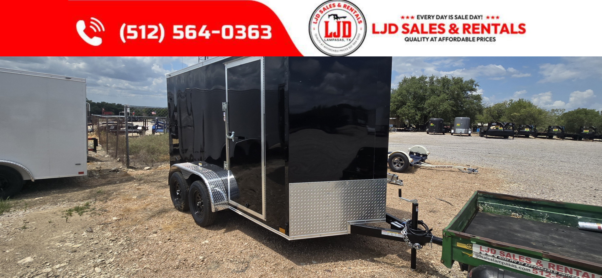 New 2025 Stallion - 6'x12' Enclosed/Cargo Trailer