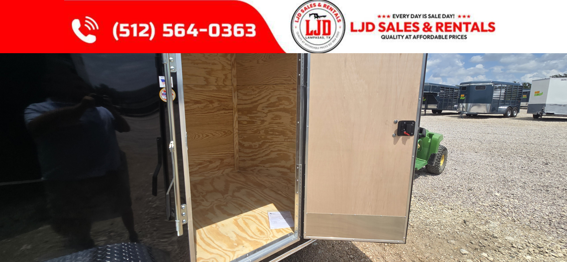 New 2025 Stallion - 6'x12' Enclosed/Cargo Trailer