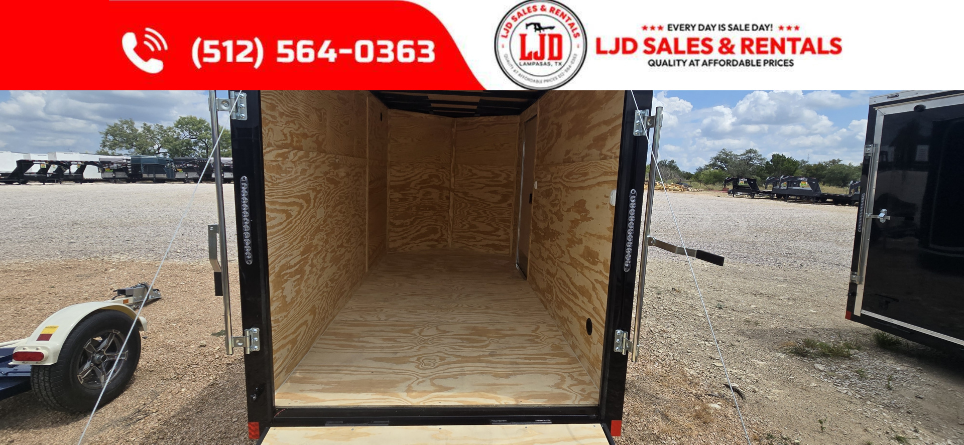 New 2025 Stallion - 6'x12' Enclosed/Cargo Trailer