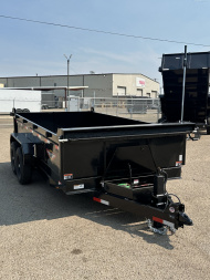 New 2025 H&H Trailers 7X14 14k Dump Trailer Scissor Lift