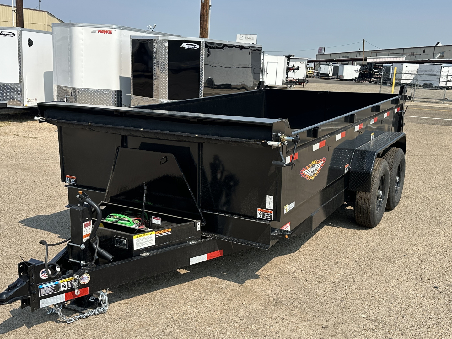New 2025 H&H Trailers 7x14 14K Dump Trailer