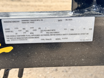 New 2025 Diamond T 6-12 Prowler Rampgate Utility