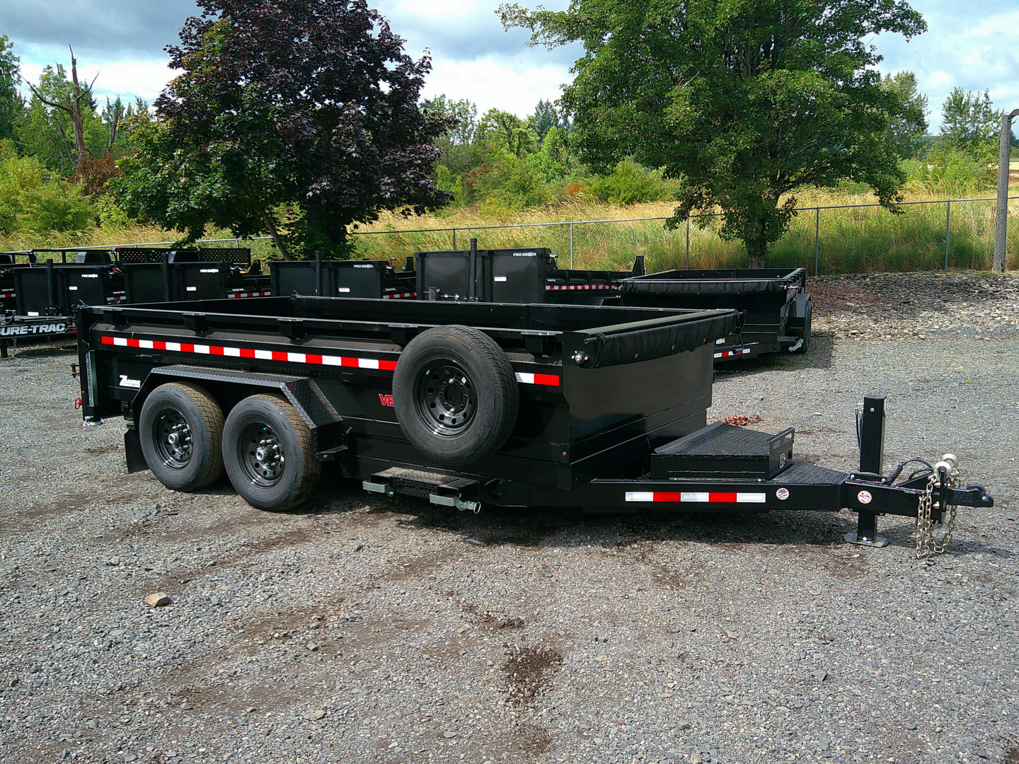 New 2026 Midsota 7x14 15.4k HD Versa Dump Trailer Scissor Lift