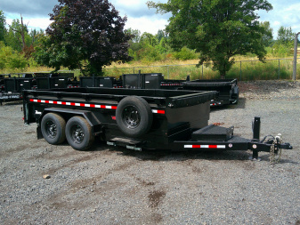 New 2026 Midsota 7x14 15.4k HD Versa Dump Trailer Scissor Lift