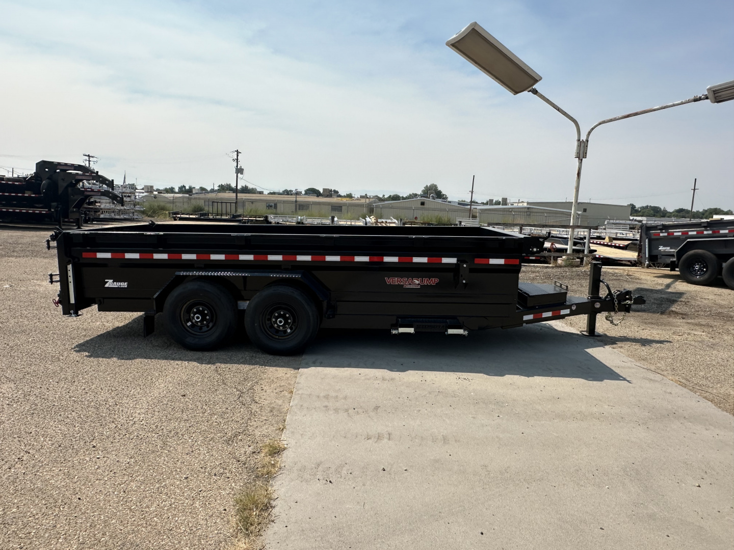 New 2026 Midsota 7x16 15.4K Scissor Lift Dump Trailer