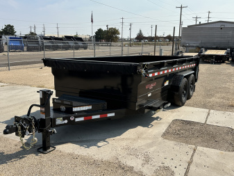 New 2026 Midsota 7x16 15.4K Scissor Lift Dump Trailer