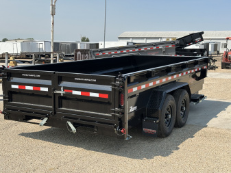 New 2026 Midsota 7x16 15.4K Scissor Lift Dump Trailer