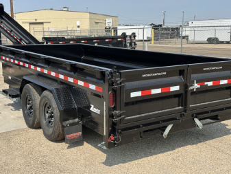 New 2026 Midsota 7x16 15.4K Scissor Lift Dump Trailer